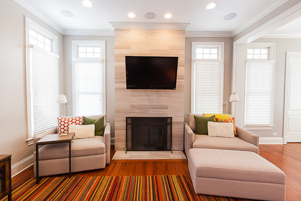 Kitchen Redo and Fireplace Remodel in Clarendon Hills, Illinois