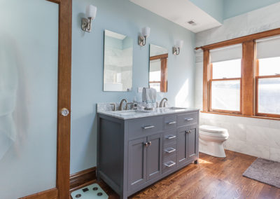 Created Master Bathroom in Elmhurst, Illinois Hyland Homes