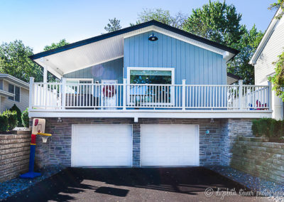 Exterior Design and Deck Remodel in Clarendon Hills, Illinois