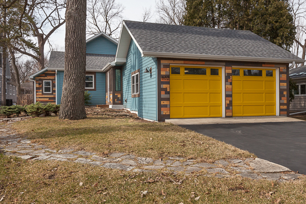 Exterior Eclectic Style Remodel in Glen Ellyn, Illinois