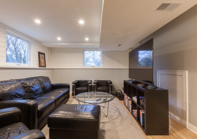 Basement Remodel in Clarendon Hills, Illinois