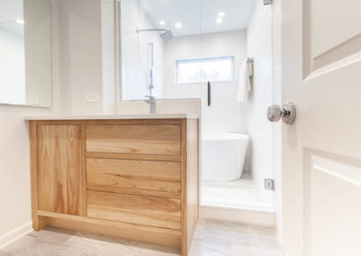 Transitional Bathroom Remodel in Clarendon Hills, Illinois