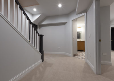 basement gym exposed beams clarendon hills illinois transitional bathroom remodel brass shiplap laundry room remodel real estate