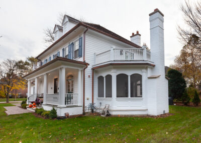 exterior remodel, copper gutter clarendon hills illinois hyland homes