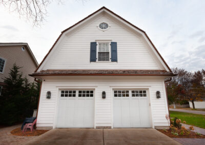 exterior remodel, copper gutter clarendon hills illinois hyland homes